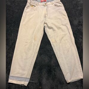 Butter goods skate co light wash baggy jeans